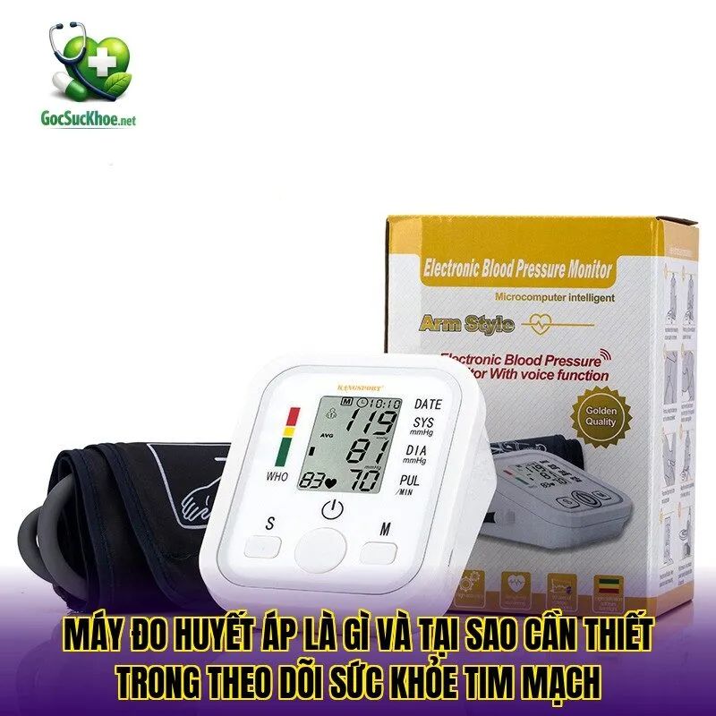 Máy đo huyết áp là gì và tại sao cần thiết trong theo dõi sức khỏe tim mạch