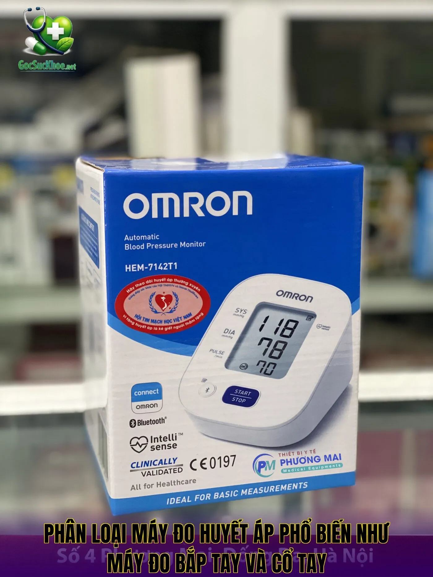 Phân loại máy đo huyết áp phổ biến như máy đo bắp tay và cổ tay