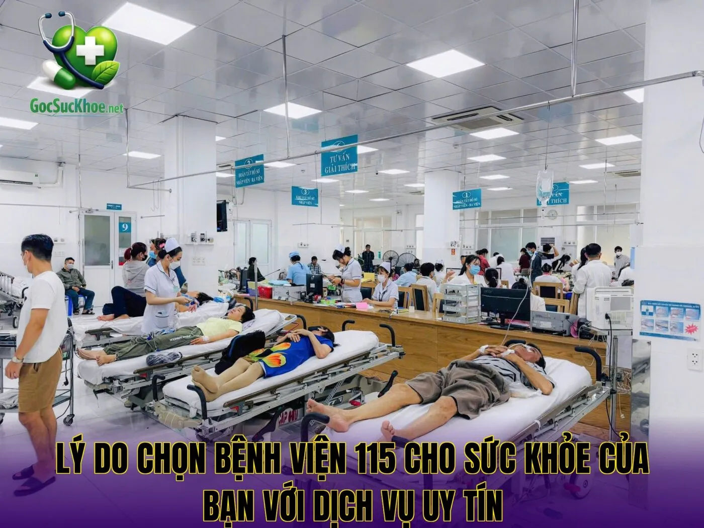 Lý do chọn Bệnh viện 115 cho sức khỏe của bạn với dịch vụ uy tín