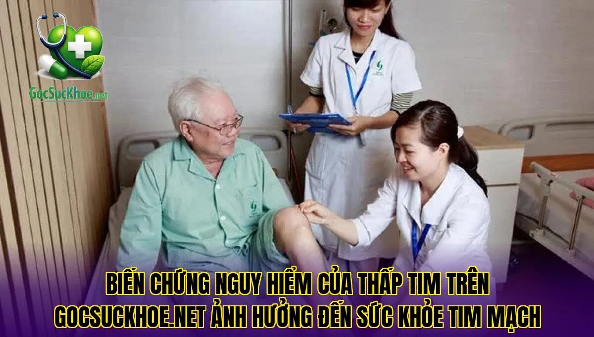 Biến chứng nguy hiểm của thấp tim trên gocsuckhoe.net ảnh hưởng đến sức khỏe tim mạch