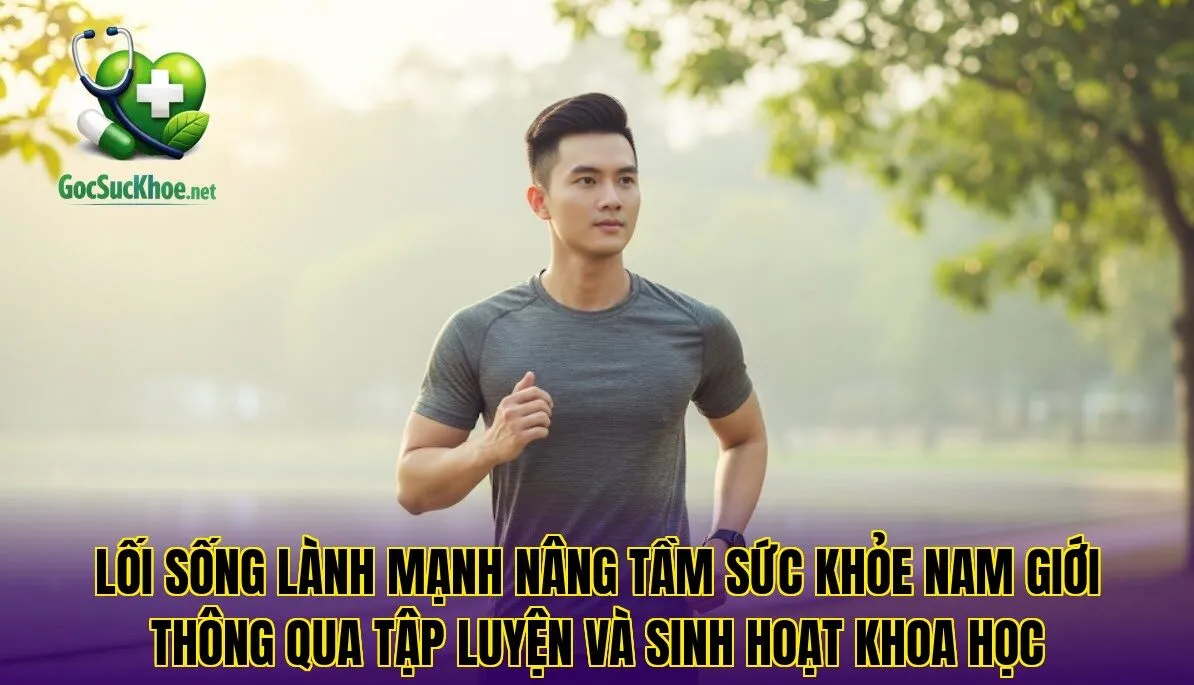Lối sống lành mạnh nâng tầm sức khỏe nam giới thông qua tập luyện và sinh hoạt khoa học