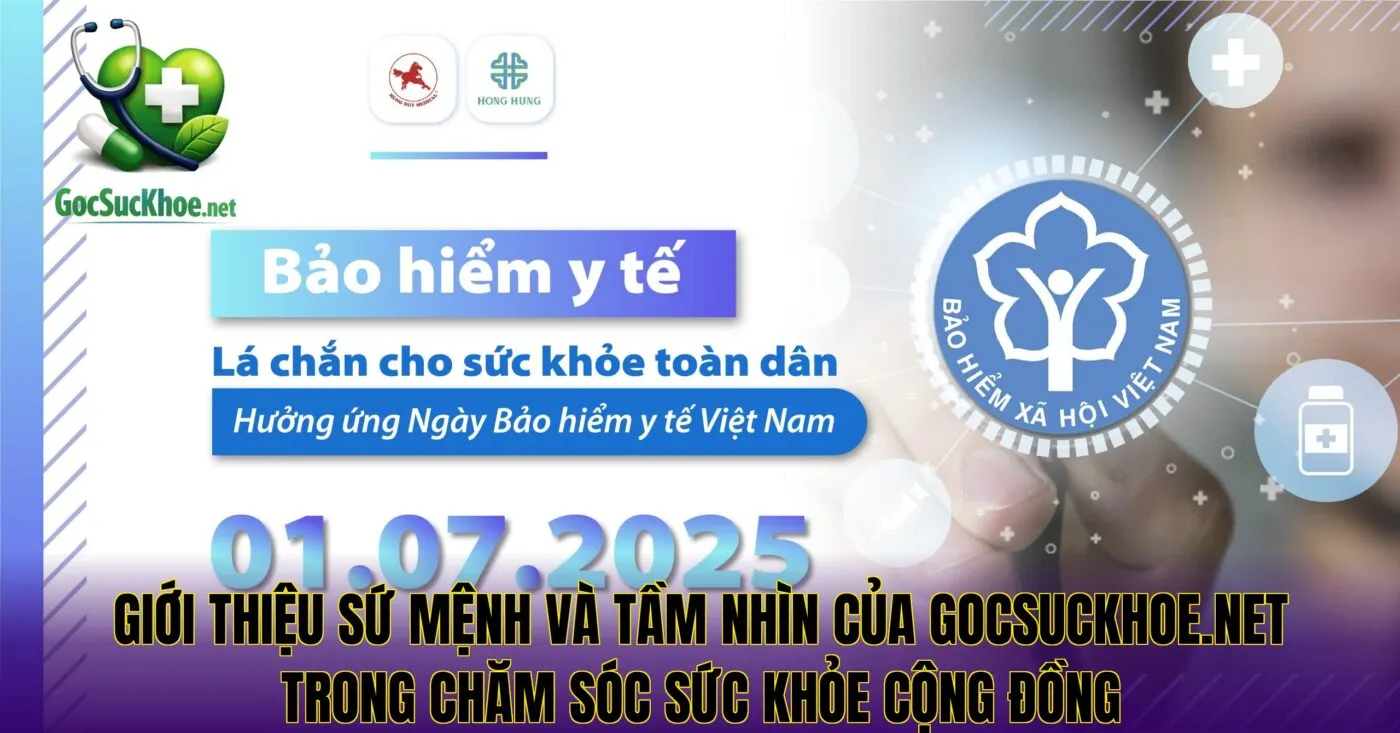 Giới thiệu sứ mệnh và tầm nhìn của gocsuckhoe.net trong chăm sóc sức khỏe cộng đồng