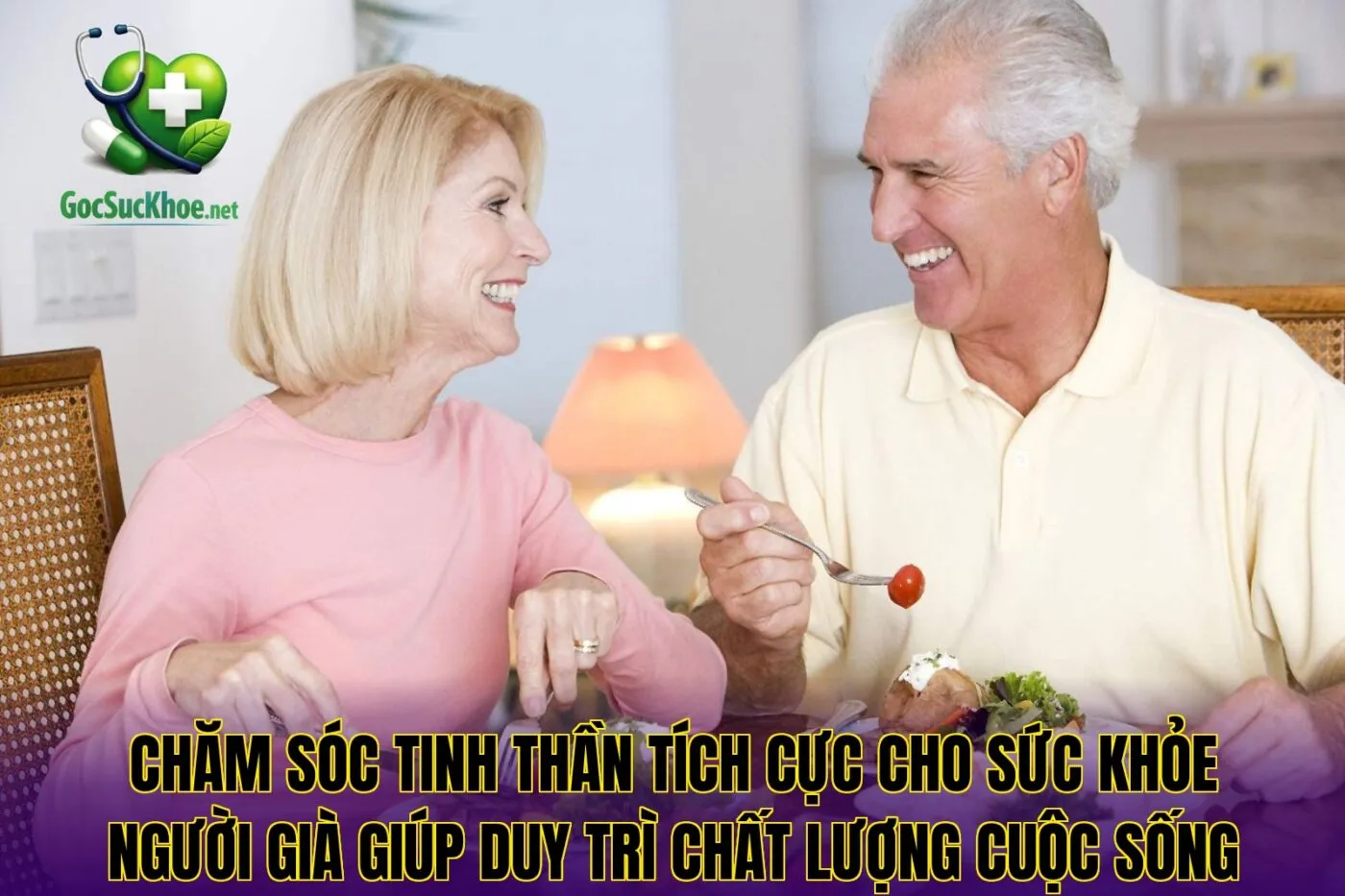 Chăm sóc tinh thần tích cực cho sức khỏe người già giúp duy trì chất lượng cuộc sống