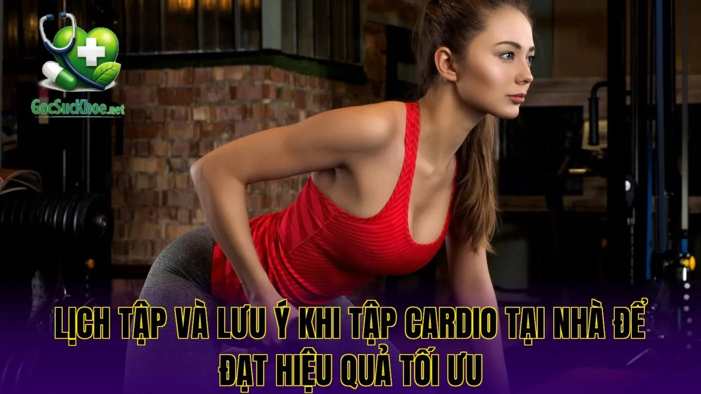 Lịch tập và lưu ý khi tập Cardio tại nhà để đạt hiệu quả tối ưu