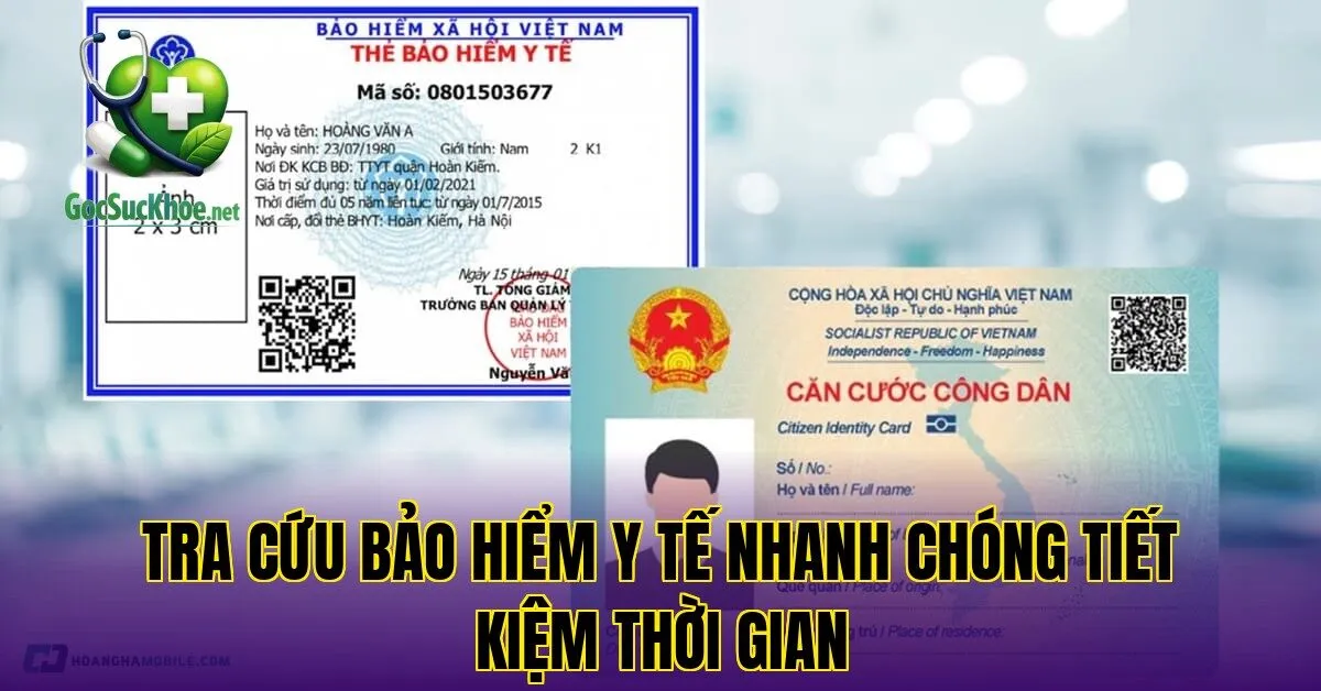 Tra cứu bảo hiểm y tế nhanh chóng tiết kiệm thời gian