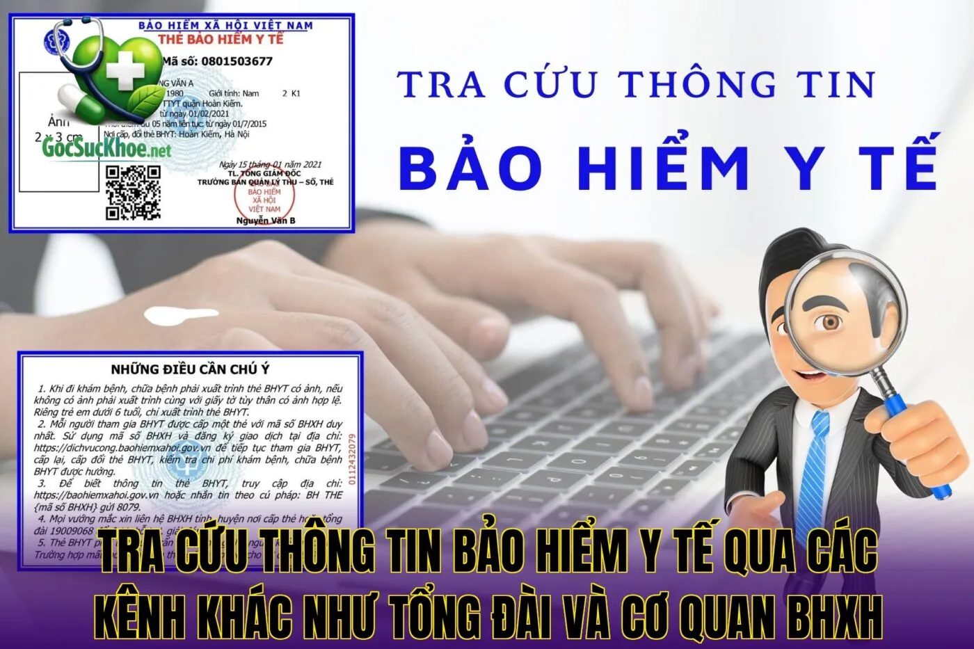 Tra cứu thông tin bảo hiểm y tế qua các kênh khác như tổng đài và cơ quan BHXH