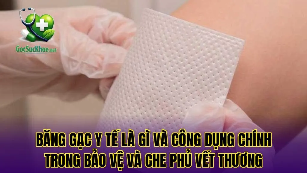 Băng gạc y tế là gì và công dụng chính trong bảo vệ và che phủ vết thương