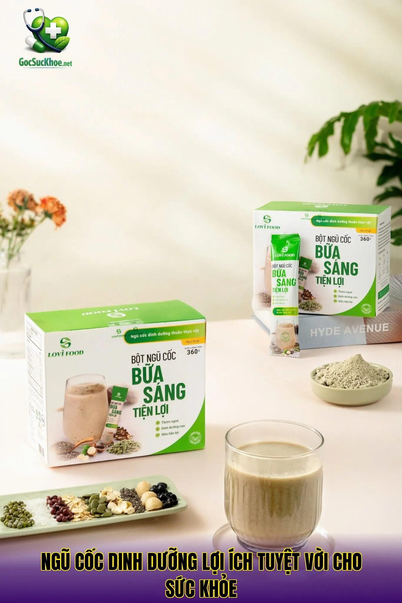 Ngũ cốc dinh dưỡng lợi ích tuyệt vời cho sức khỏe